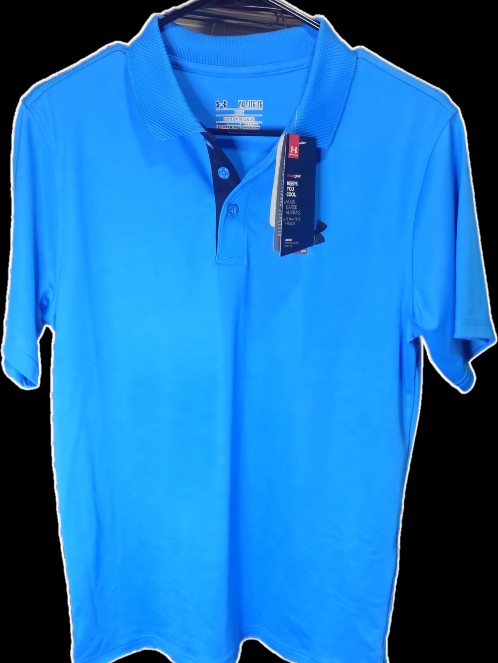 Under Armour Men’s Bright Blue Polo Shirt